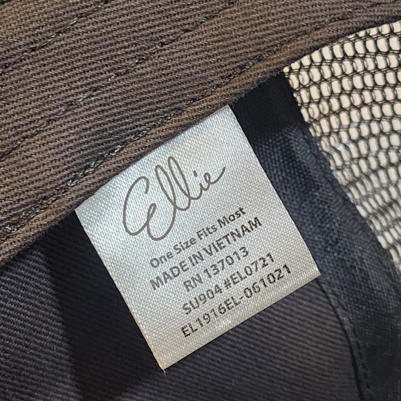 ELLIE women's Gray Mesh adjustable Athletic baseball cap One size Fits m… - Picture 2 of 11